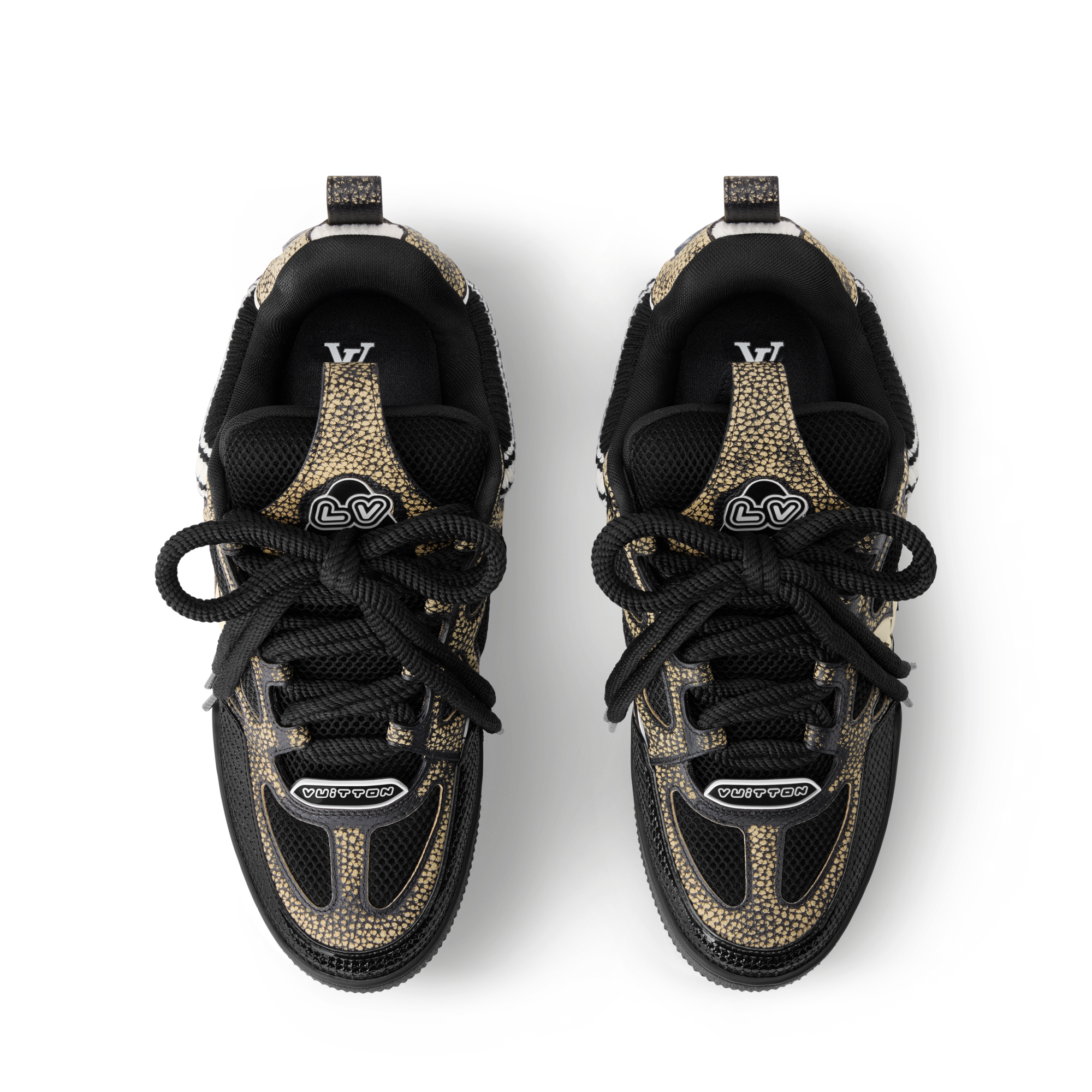 Louis Vuitton ブラック ゴールド スニーカー Tênis LV Skate - Sapatos | LOUIS VUITTON ®